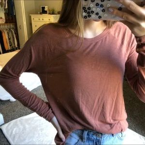 Pink American Eagle top